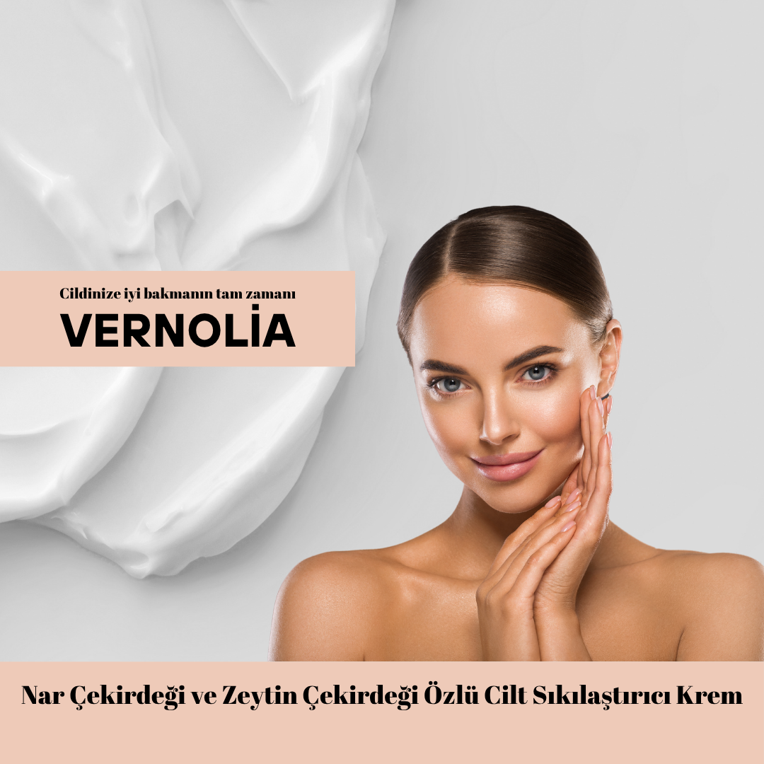 Vernolia Nar Çekirdeği ve Üzüm Çekirdeği Özlü Cilt Sıkılaştırıcı Krem